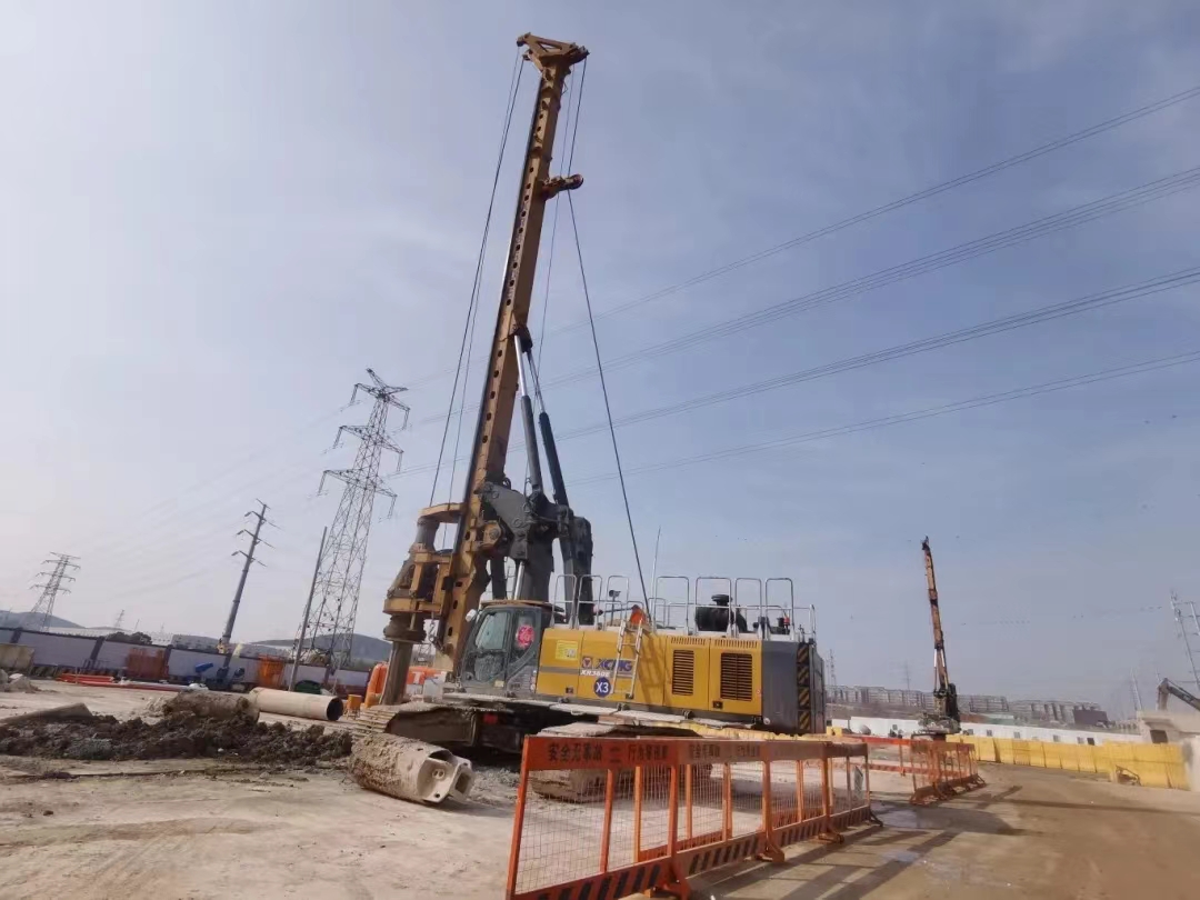 我的地盤我承包！徐工旋挖鉆機助建徐州地鐵站