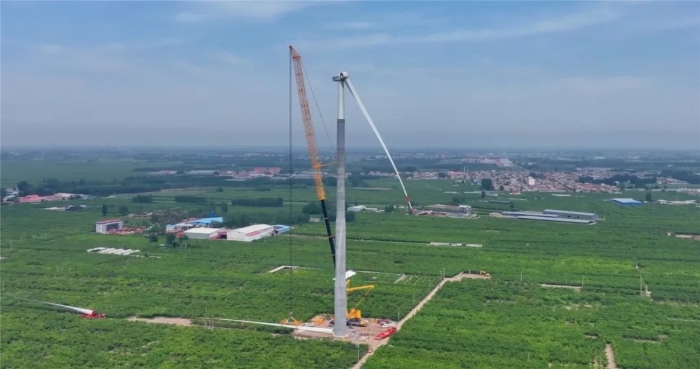 “全球第一吊”再臨燕趙！166米，XCA4000助力華北綠電